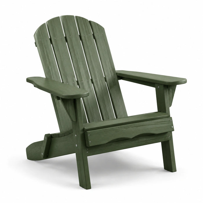 Polyethylen Adirondack-Stuhl in Grün, 90x85x90 cm