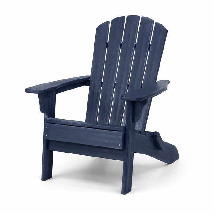 Adirondack Stuhl Kunststoff Blau 90cm x 78cm x 96cm