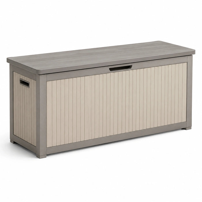 Gartenbox Polypropylen 150x60x65cm Grau/Beige